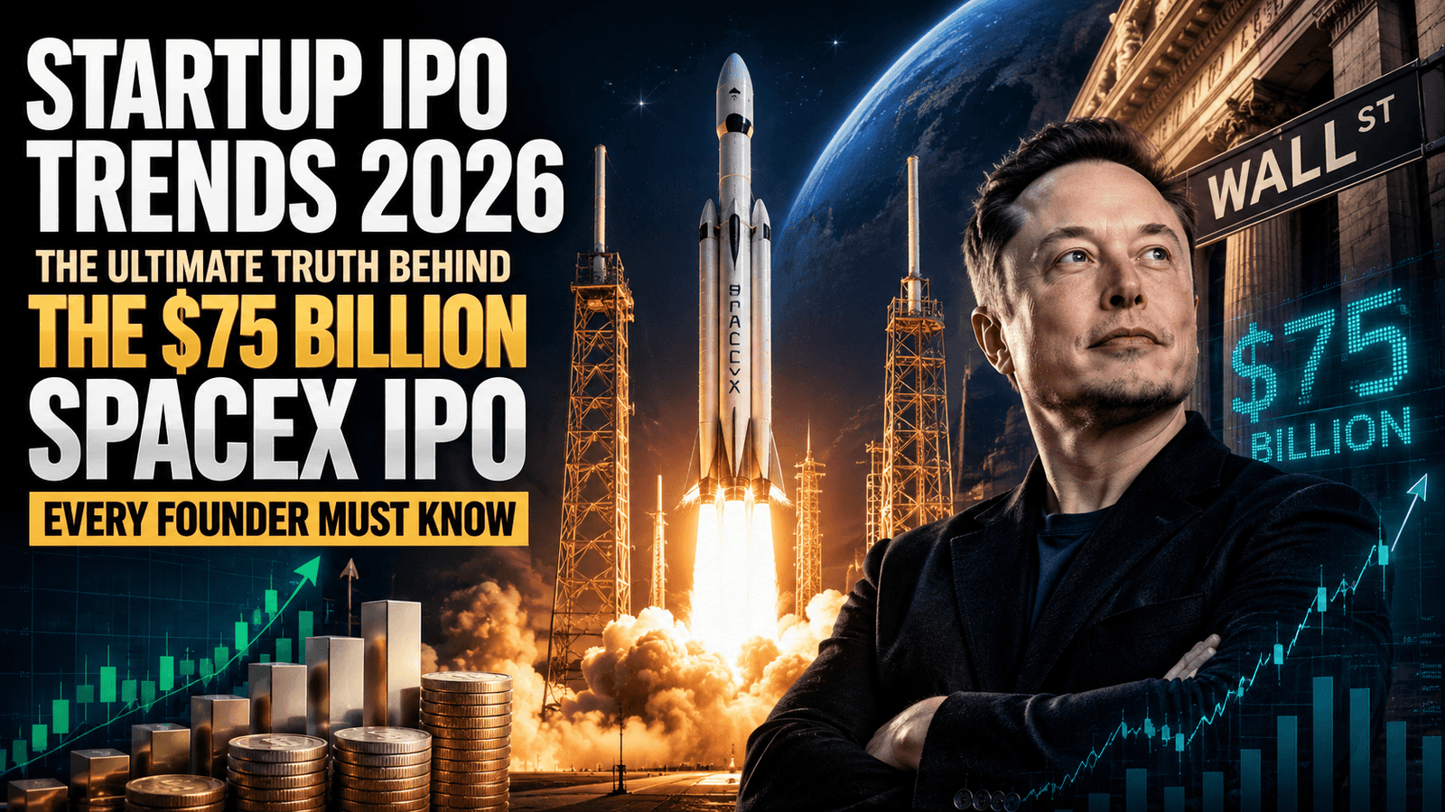 Startup IPO Trends 2026: The Shocking Truth Behind SpaceX’s $75 Billion IPO Every Founder Must Know